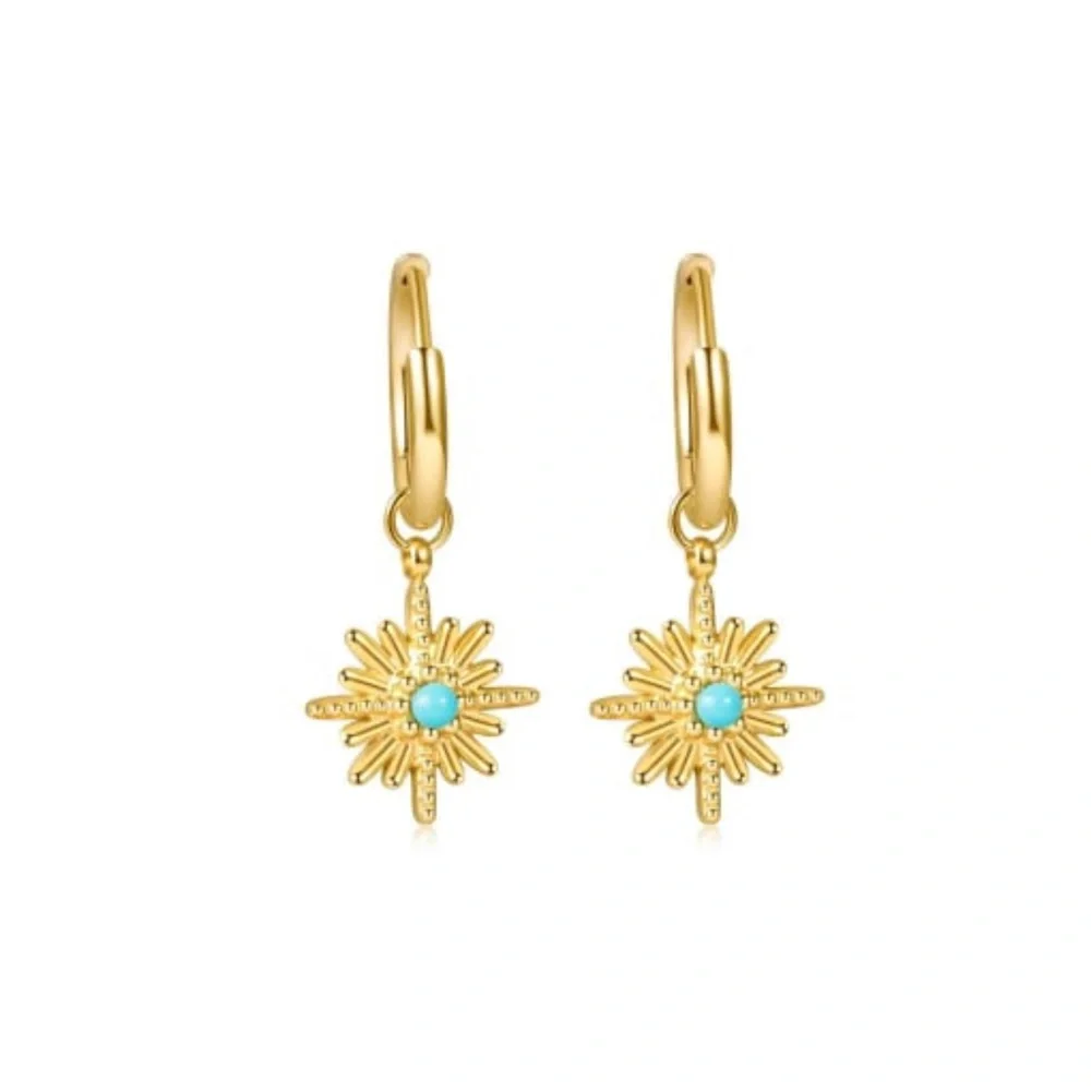 Sunburst Drop Earring - Picture 1 of 1